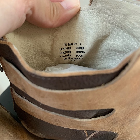 New Free Bird Malry High Heel Leather Ankle Boots - Picture 6 of 6